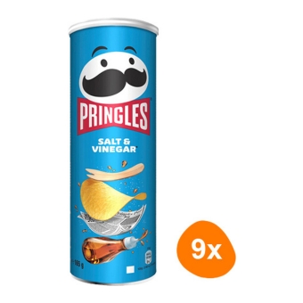 Pringles - Salt & Vinegar - 9x 165g