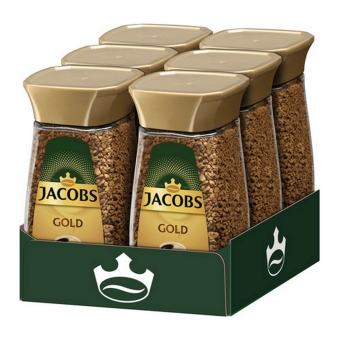 Jacobs - Gold Instant Coffee - 6x 200g