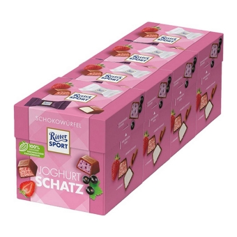 Ritter Sport - Chocolate Cubes Joghurt Schatz - 4x 176g