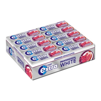 Wrigley's - Extra Professional White Raspberry Pomegranate - 30x 10 pcs