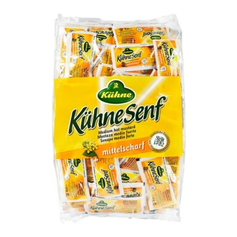 Kühne - Medium Hot Mustard - 150x 10g