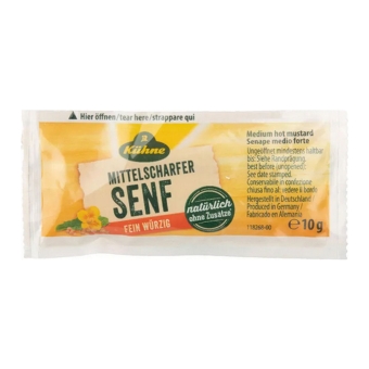 Kühne - Medium Hot Mustard - 150x 10g