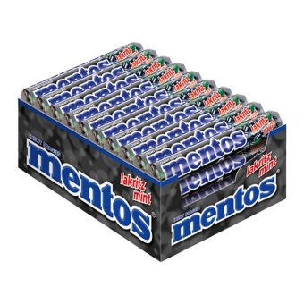 Mentos - Liquorice Mint - 40 Rolls