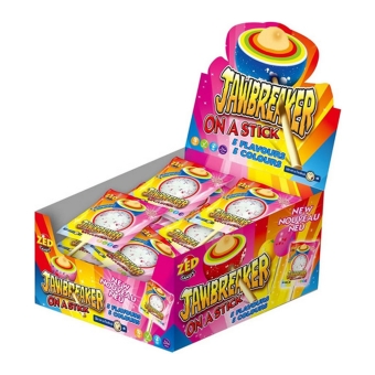 Zed Candy - Jawbreaker On A Stick - 15 pcs
