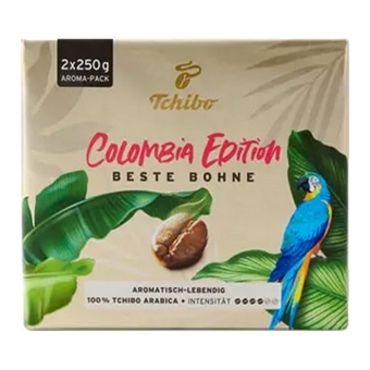 Tchibo - Beste Bohne Colombia Edition Ground Coffee - 500g (2x 250g)