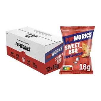 Popworks - Sweet BBQ - 12 Mini bags