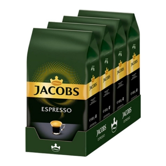Jacobs - Expertenröstung Espresso Beans - 4x 1kg