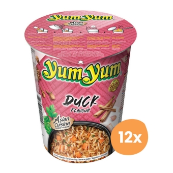 Yum Yum | Duck Noodles Cup | 12 x 70 g
