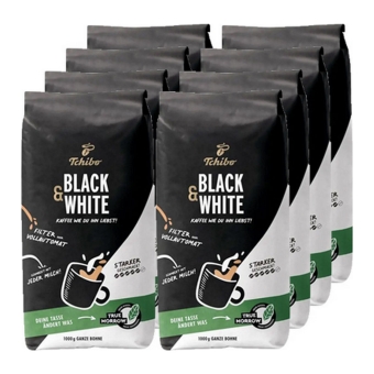 Tchibo - Black 'n White Beans - 8x 1kg