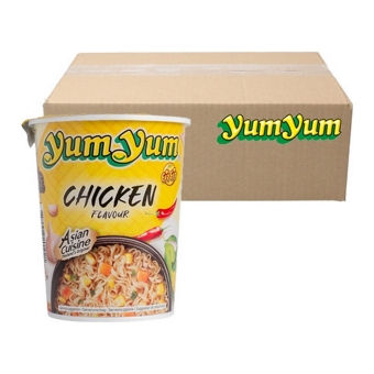 Yum Yum - Instant Noodles Chicken - 12 Cups