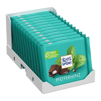 Ritter Sport - Peppermint - 12x 100g