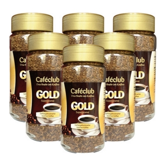 Caféclub - Gold Instant Coffee - 6x 200g