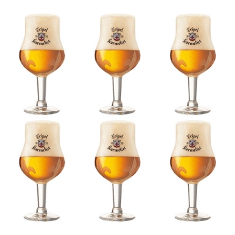 Karmeliet – Beer glass Tripel 330ml – Set of 6