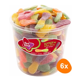Red Band - Sour Tongues  - 6x 100 pcs