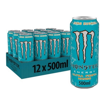 Monster Energy - Ultra Fiesta Mango Zero Sugar - 12x 500ml