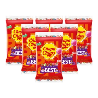 Chupa Chups - Lollipops The Best Of (Refill bag) - 6x 120 pcs