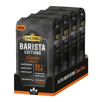 Jacobs - Barista Editions Crema Intense Beans - 4x 1kg