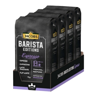Jacobs - Barista Editions Espresso Beans - 4x 1kg