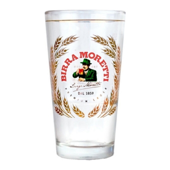 Birra Moretti - Beerglass "Vaasje" 250ml - Set of 6