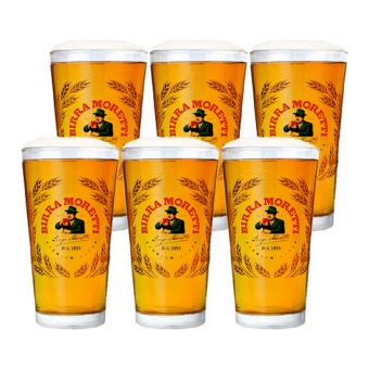 Birra Moretti - Beerglass "Vaasje" 250ml - Set of 6