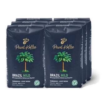 Tchibo - Privat Kaffee Brazil Mild Beans - 6x 500g