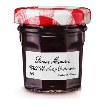 Bonne Maman - Wild  Blueberry preserves - 15 x 30gr