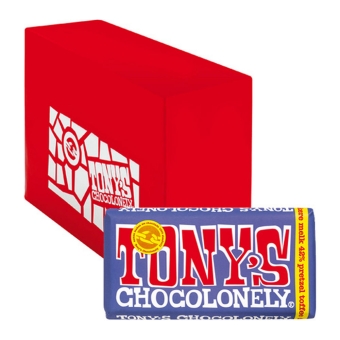 Tony's Chocolonely - Dark Milk Pretzel Toffee - 15x 180g