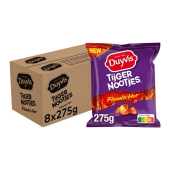 Duyvis - Tigernuts (Coated Nuts) Flamin' Hot - 8x 275g