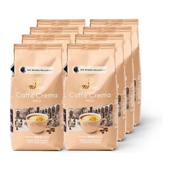 Tchibo - Caffè Crema Mild Beans - 8x 1 kg