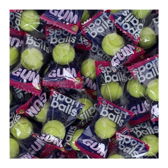 Fini - Tennis Balls Bubble Gum - 200 pcs