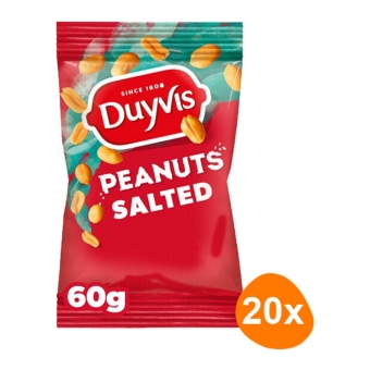 Duyvis - Peanuts Salted - 20 Minibags