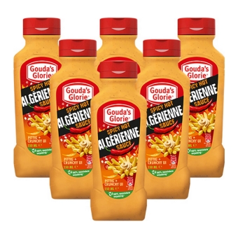Gouda's Glorie - Spicy Hot Algerienne Sauce - 6x 550ml