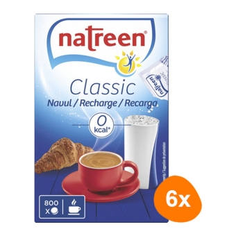 Natreen - Sweetener Tablets (Refill Pack) - 6x 800 pcs