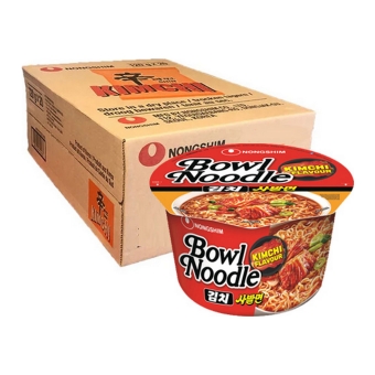 Nongshim - Instant Bowl Noodles Shin Kimchi - 12 Bowls