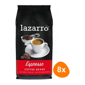 Lazarro - Espresso Beans - 8x 1 kg