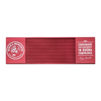 Birra Moretti - Bar Runner Rubber Original - 50cm x 15cm