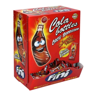 Fini - Cola Bottles Bubble Gum - 200 pcs