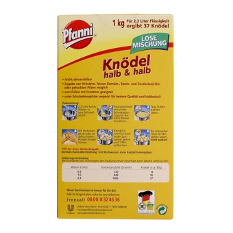 Pfanni - Potato Dumplings (Knödel) Half & Half - 1kg