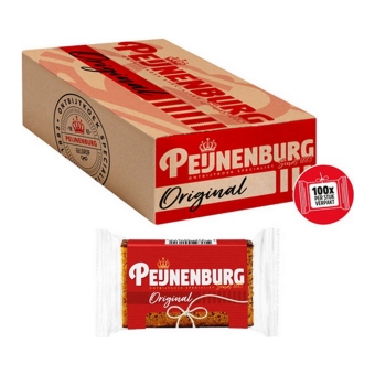 Peijnenburg - Ontbijtkoek / Breakfast cake (individually packed) - 100x 28g