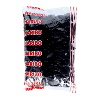 Haribo - Half Licorice Moons - 3kg