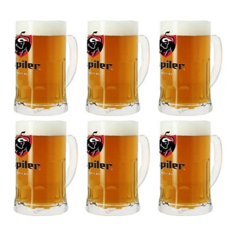 Jupiler - Beer Mug 500ml - Set of 6