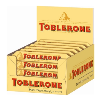 Toblerone - Chocolate bar Milk - 24x 35g