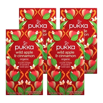 Pukka - Wild Apple & Cinnamon - 4x 20 Tea Bags