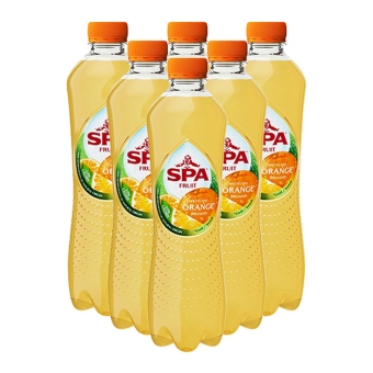 Spa - Fruit Sparkling Orange - 6x 400ml
