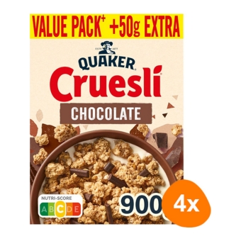 Quaker - Cruesli Chocolate - 4x 900g