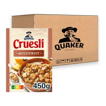 Quaker - Cruesli Multifruit - 6x 450g