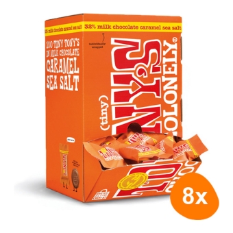 Tony's Chocolonely - Tiny Tony's Milk Caramel Seasalt - 8x 900g