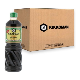 Kikkoman - Soy Sauce (Less Salty) - 6x 1 ltr