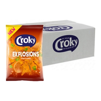 Croky - Explosions Thai Curry - 20 Minibags