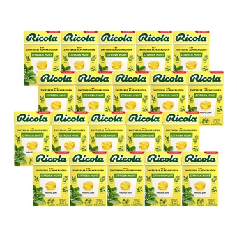 Ricola - Lemon Mint Sugerfree - 20x 50g